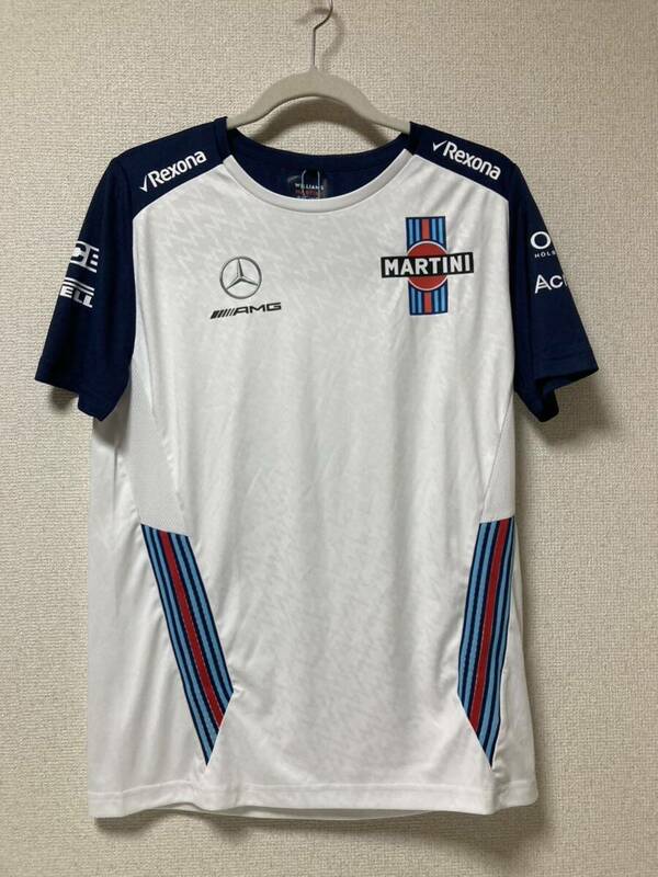 新品未使用 ウィリアムズ マルティニ レーシング 2018 チームウェア Tシャツ サイズM F1 MARTINI AMG