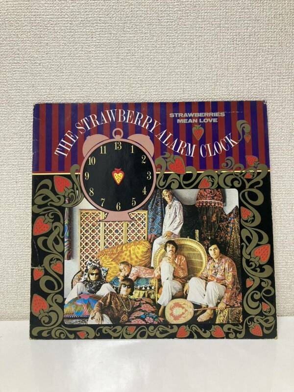 レコード LP 再発盤 the strawberry alarm clock strawberry means love 1987 WEST-GERMANY GERMAN REISSUE LP BIG BEAT WIK56
