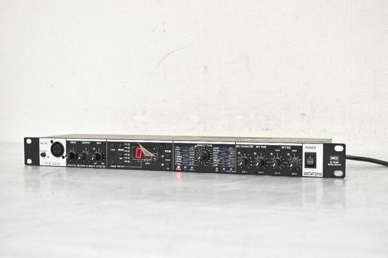 4013 現状品 ZOOM RFX-2200 ズーム デジタルリバーブ マルチエフェクター