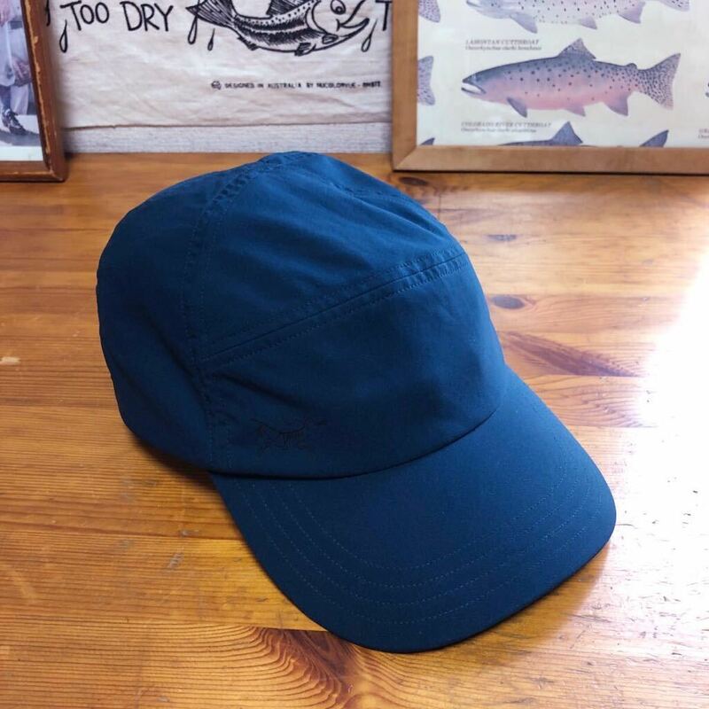 ★送料370円《ARC'TERYX》★人気アークテリックスELAHOポリエステルベースボールCAP グリーン色★Ｆサイズ★