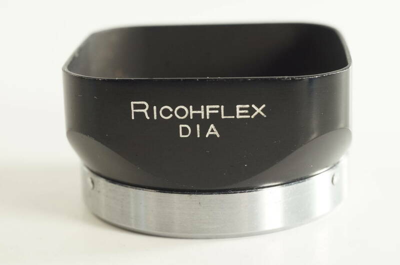 影GG【おおむねキレイ】RICOH リコー RICOHFLEX DIA 二眼レフカメラ 約37.5mm径フィルムカメラ レンズフード 理研光学、オールドリコー