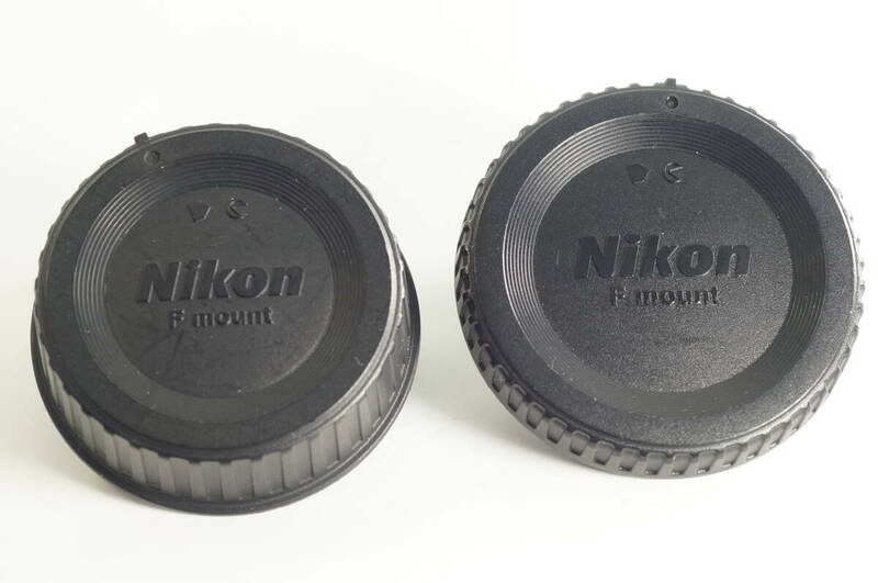 蓋GG【とてもキレイ】 NIKON BF-1B ボディキャップ ニコン NIKKOR カメラキャップ LF-4 リアキャップ レンズキャップ Fマウント用
