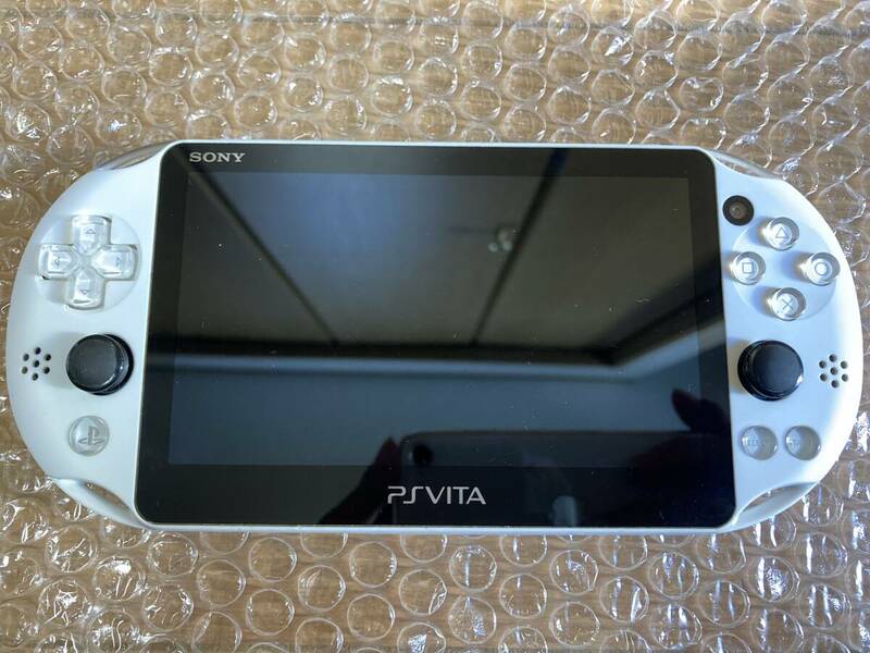 即決! PlayStation PS Vita Wi-Fiモデル PCH-2000 本体 ホワイト