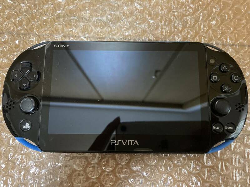 即決! PlayStation PS Vita Wi-Fiモデル PCH-2000 本体 ブルー/ブラック