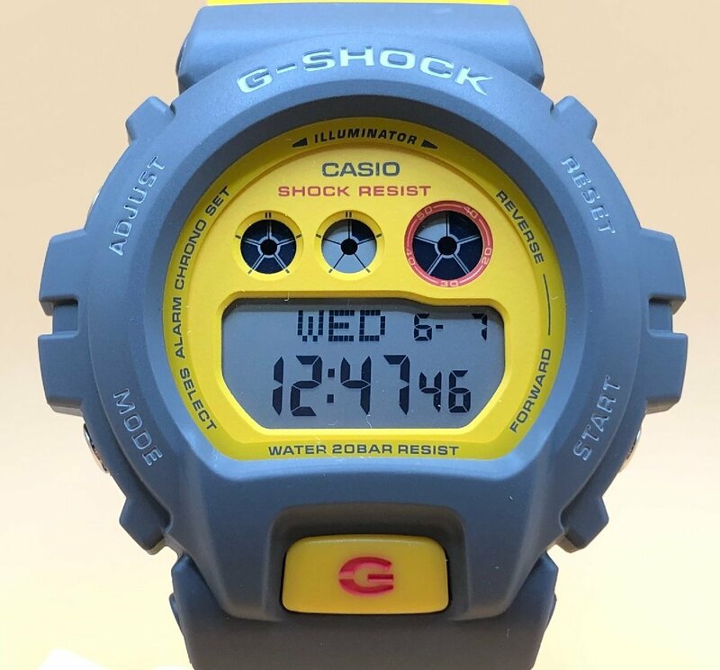 ☆未使用品☆ CASIO G-SHOCK GMD-S6900Y イエロー カシオ ジーショック デジタル 腕時計 [771-0316-N3]
