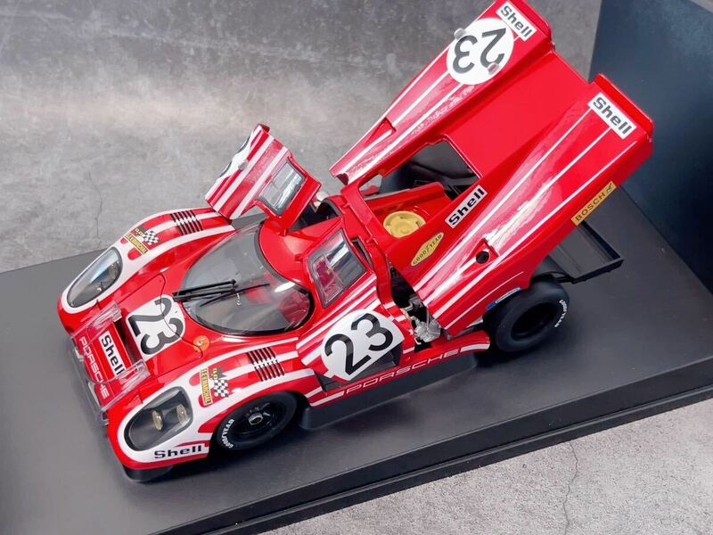 1/18 オートアート　ポルシェ 917K #23 1970 ルマン優勝車　autoart Porsche WINNER ミニカー　レア　ダイキャスト製開閉機構付き　≠exoto