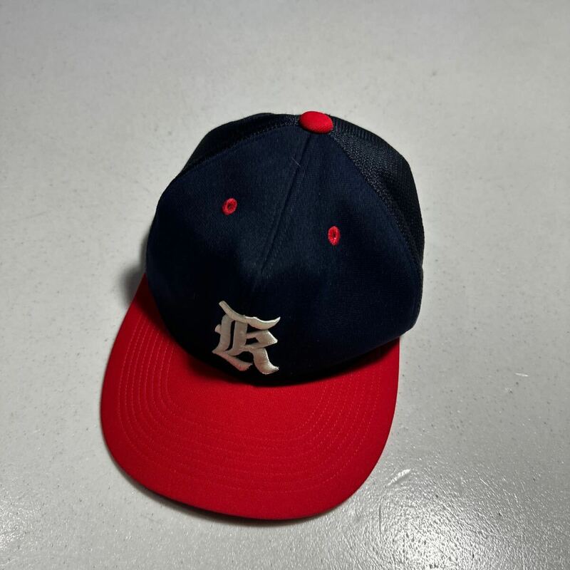 高校野球 支給 ヤング YOUNG 刺繍ロゴ キャップ 帽子 野球帽 フリーサイズ