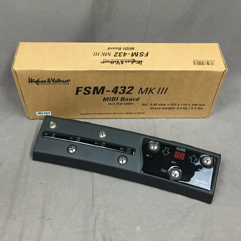 f146*120 【やや傷汚れ有】 Hughes & Kettner FSM432 MKIII Midi BOAD　ヒュース＆ケトナー　MIDIコントローラー