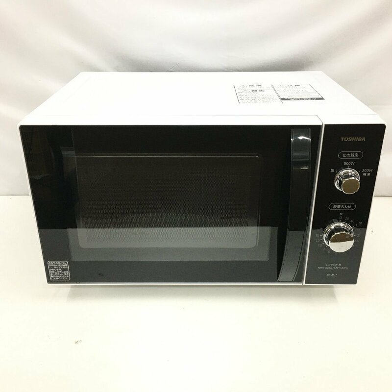 f150*120 【現状品】 TOSHIBA 電子レンジ　ER-SM17(W) 2020年製　50-60Hz共用