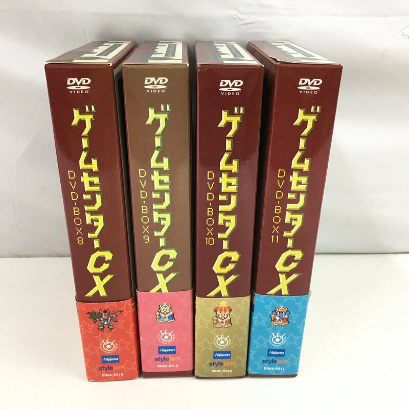 f012*80 【傷汚れ有】 ゲームセンターCX　DVD　BOX8～11（vol.15～vol.22）