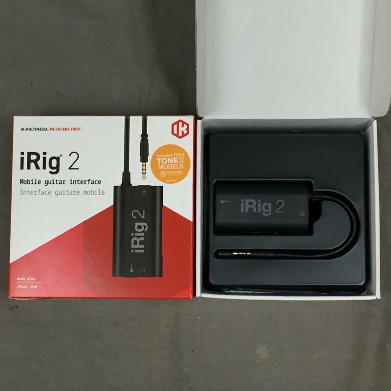 f146*80 【現状品】 f146-2405-787　IK Multimedia iRig 2　IKマルチメディア　スマートフォン用　オーディオインターフェイス