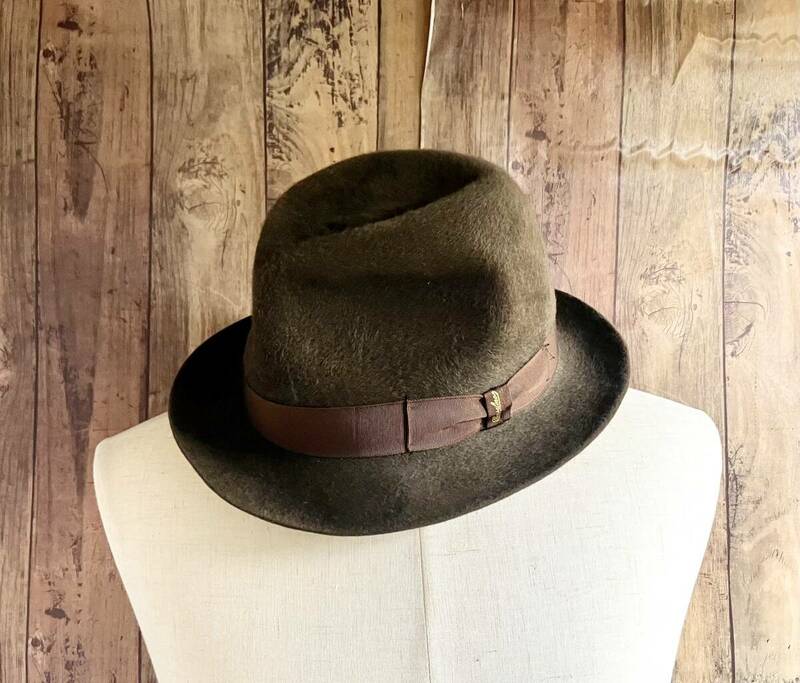 最高級　ボルサリーノ　グアナコ　定価10万　サイズ60 Borsalino イタリア製