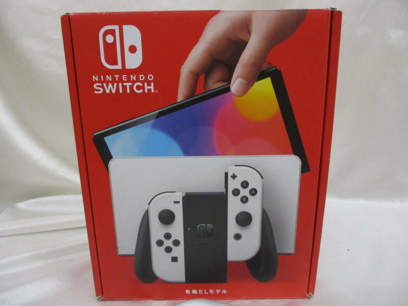 3.Nintendo Switch有機EL　ホワイト　ニンテンドースイッチ　動作確認済/初期化済