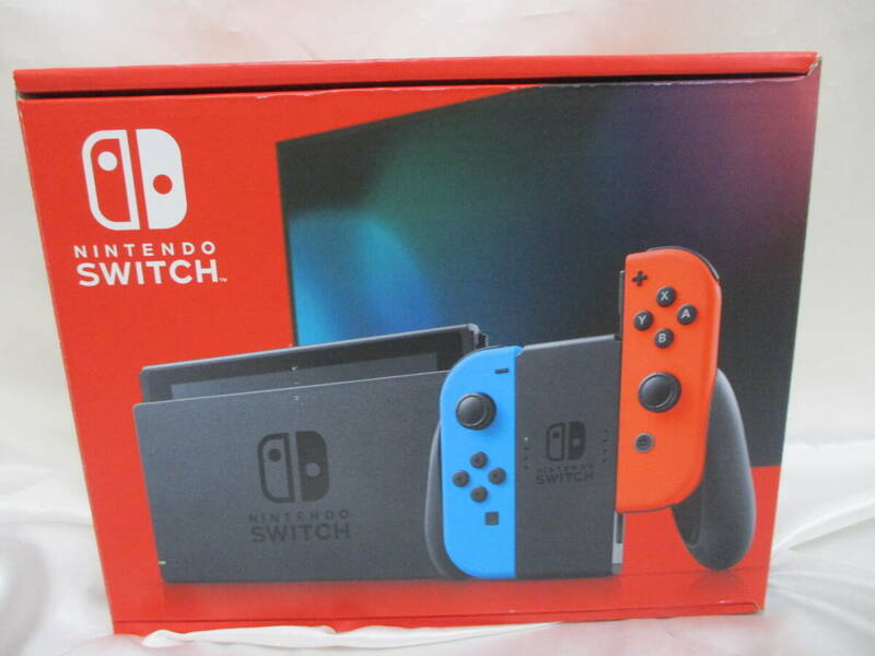 5-【未使用】任天堂 Nintendo Switch ニンテンドースイッチ Joy-Con ネオンブルー ネオンレッド 本体 新パッケージ