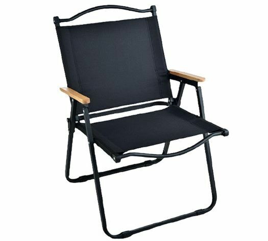 59SA: 送料無料 アウトドア チェア キャンプ 椅子 カーミットチェア 折りたたみ ブラック