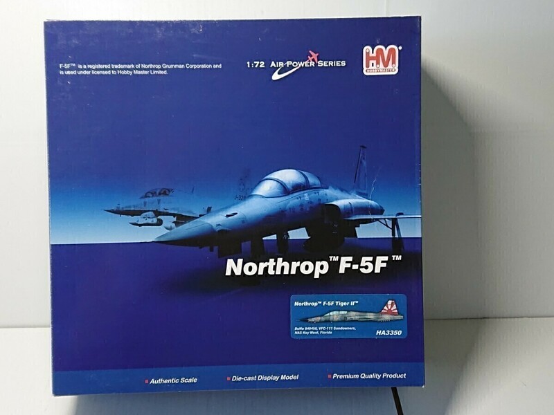 1/72 ホビーマスター ノースロップ F-5F タイガーⅡ VFC-111第111混成戦闘飛行隊 サンダウナーズ 仮想敵機迷彩 キーウエスト基地 HA3350