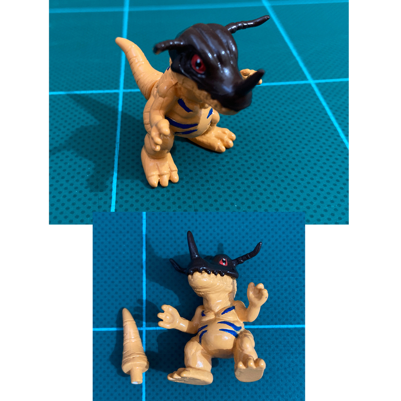 デジモン ワンダーカプセル【グレイモン】　2000年 BANDAI デジモンアドベンチャー02 digimon minifigure ミニフィギュア チョコエッグ