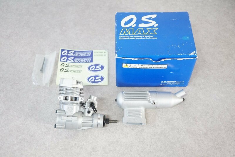 [QS][E4347960] 小川精機 O.S. OS MAX AX 55 TWIN STROKE 873 エンジン ラジコンパーツ 部品 現状品