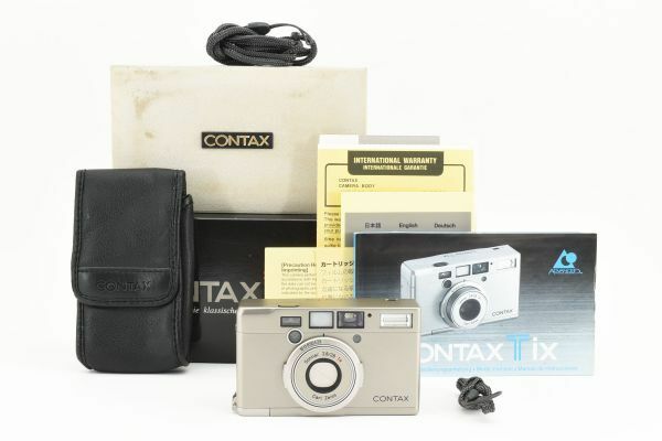 【美品 動作確認済 APSフィルム使用】 Contax コンタックス Tix Carl Zeiss 28mm f/2.8 Point＆Shoot APS Camera 2131666