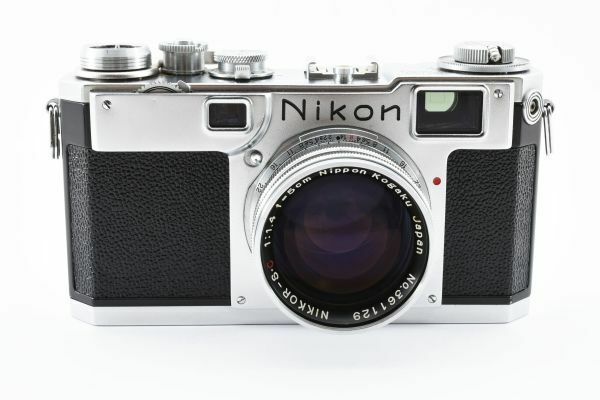 【動作確認済】 Nikon ニコン S2 Silver Film Camera Nikkor S C 5cm 50mm f/1.4 2135185