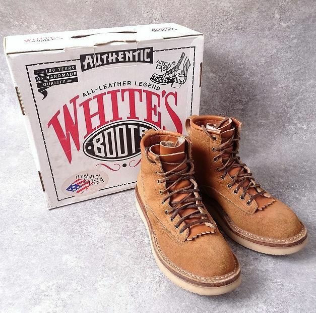 WHITE'S BOOTS ホワイツブーツ スエード レースアップ ブーツ ワーク NORTH WEST ノースウェスト メンズ (8.5 E) ブラウン ●o-975