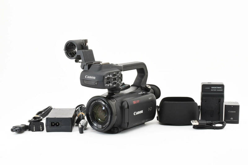 希少！CANON キヤノン XA11・HANDLE UNIT HDU-1 ハンドルユニット付属 プロ用ビデオカメラ
