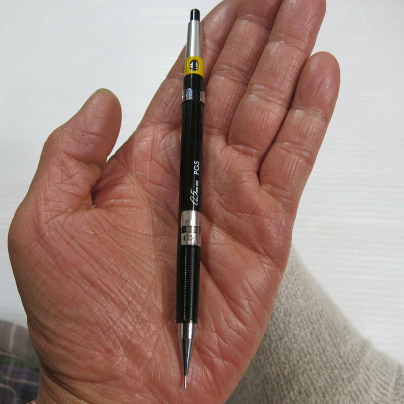 昭和レトロ　シャープペンシル　0.5mm　PG5　ぺんてる　Pentel　日本製　長さ14.7cm重さ10g　古道具やi (アイ)