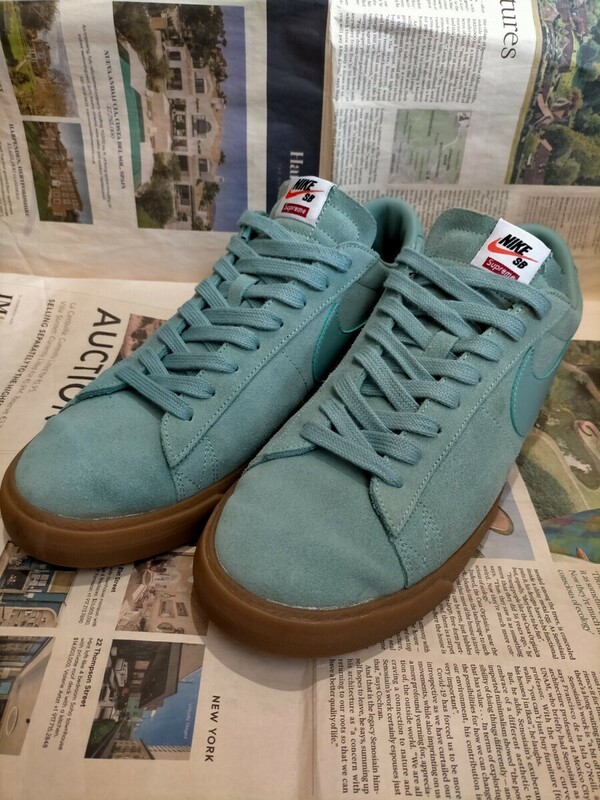 Supreme Nike Blazer Low GT QS Cannon/Cannon-Gum Med Brow 716890-009 29.5cm us11.5 シュプリーム ナイキ ブレザー スニーカー 