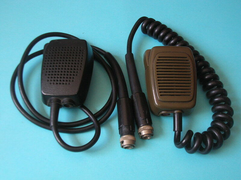外部スピーカーマイク　アナログ署活系　SPM-1マイク　三菱電機(SW-1）EM（緊急発信）ボタン付き　EKM-1045AA　松下通信工業　(UW101/105) 