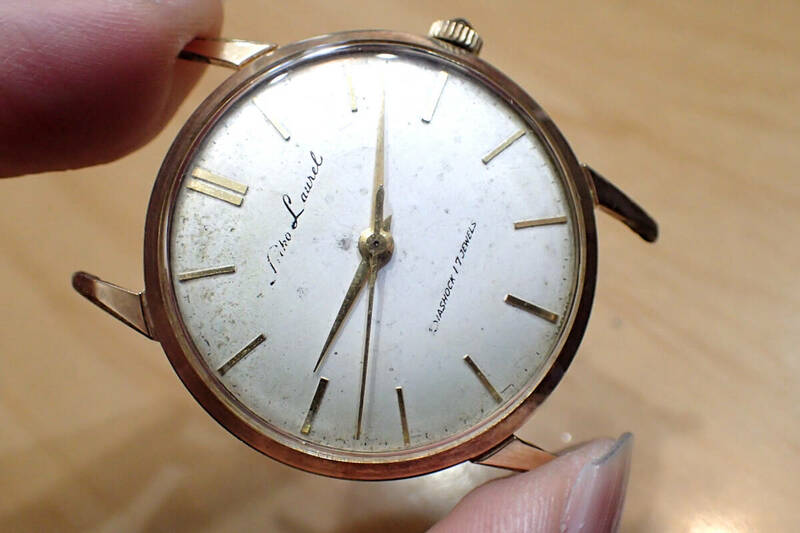 Seiko/セイコー ローレル ◆ バーインデックス/14025 手巻き アンティーク メンズ腕時計