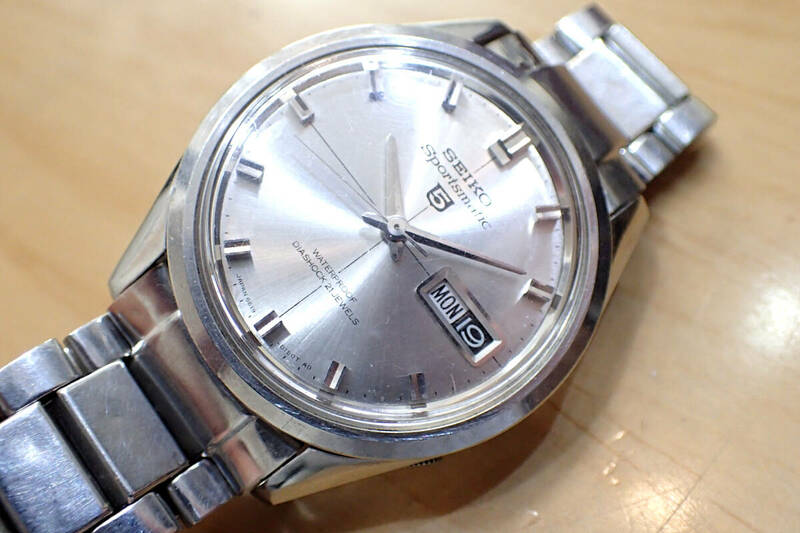 セイコー/SEIKO セイコー5 ◆スポーツマチック デイデイト 6619-8250 自動巻きメンズ腕時計