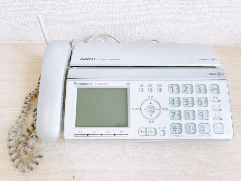 Panasonic パーソナルファックス KX-PW621DL パナソニック ファクシミリ 電話 親機のみ 本体電話機 FAX おたっくす FAX電話 