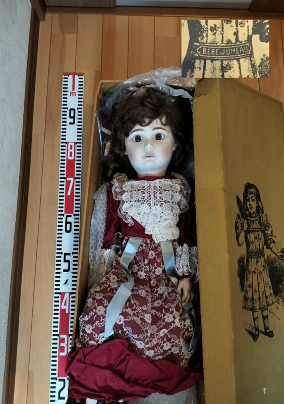 ◆アンティークドール◆ジュモー JUMEAU 共箱付 コレクションドール ビスクドール 人形 DOLL アンティーク