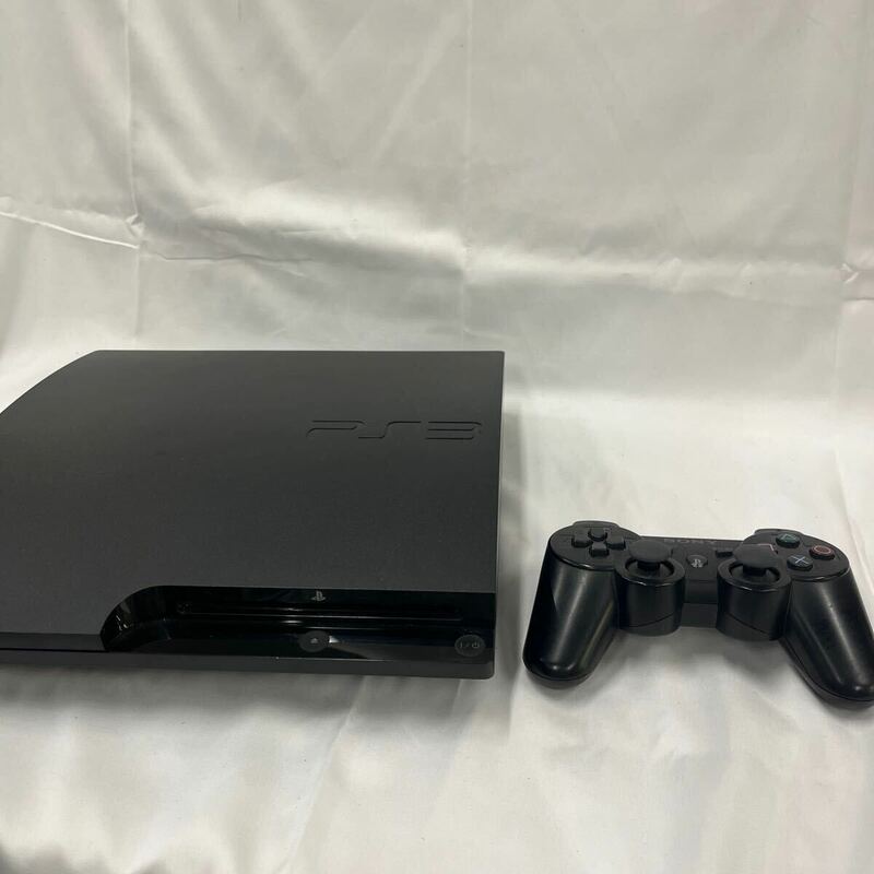 ①SONY ソニー PlayStation3 CECH-3000B 初期化済み 付属品ありリモコン付き