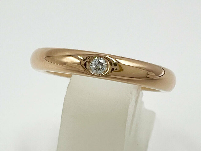 TIFFANY&CO. Tiffany ティファニー バンドリング 指輪 750 K18 ピンクゴールド #5 新品仕上げ