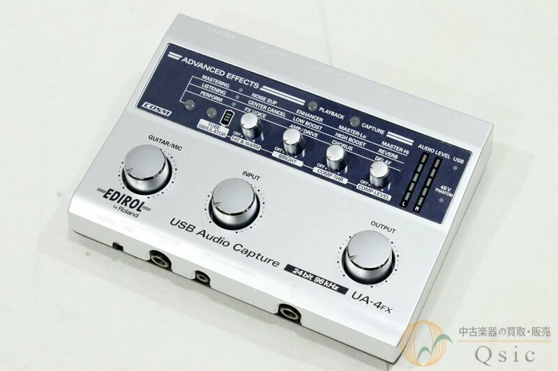 [良品] Roland UA-4FX 多彩な音づくりに対応するオーディオ・インターフェース [PK437]