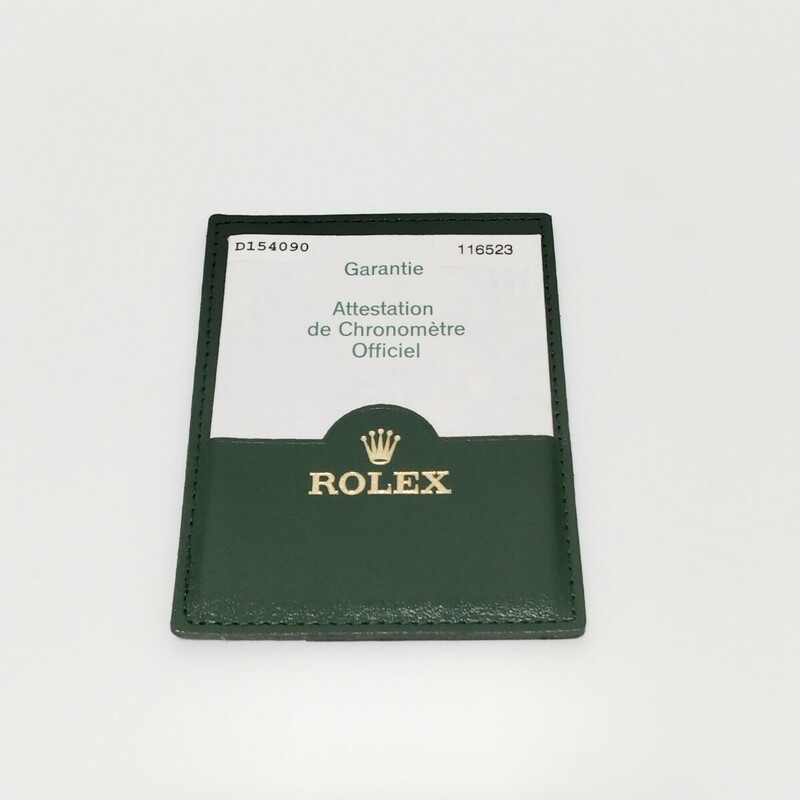 ROLEX ロレックス ギャランティ 116523 GARANTIE 保証書 カードケース A-61601