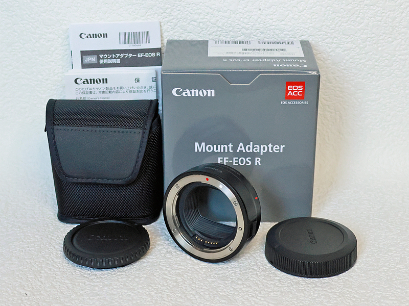 Canon　Mount Adapter EF-EOS R　キャノン・マウントアダプター　中古美品・送料込み