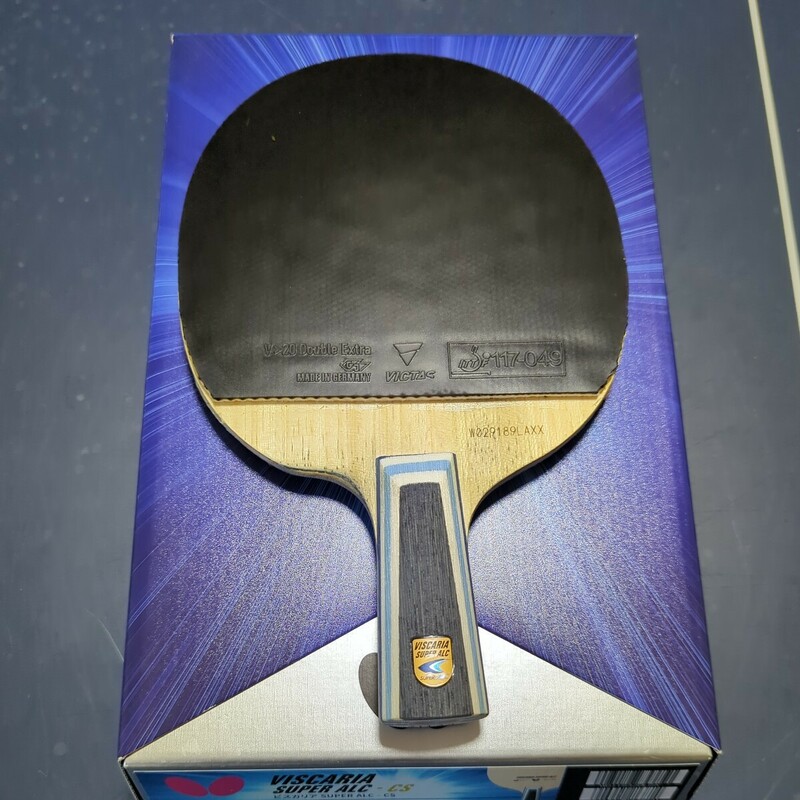 卓球ラケット ビスカリアSUPERALC CS v20 ファスタークG-1 フィッシュスケール