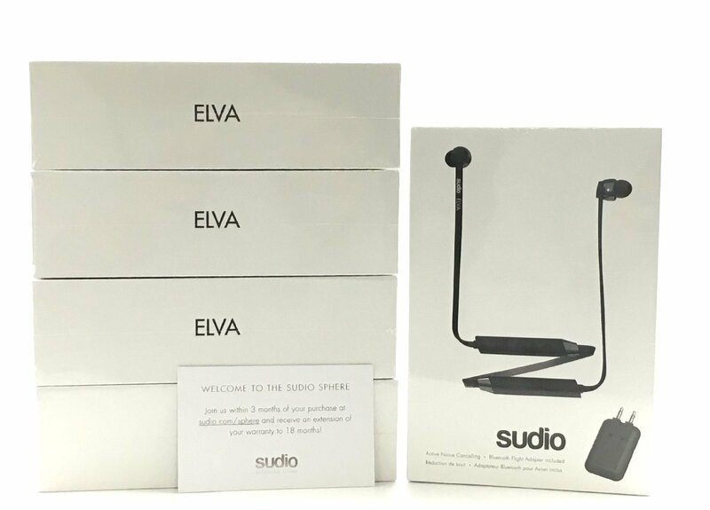 ♪▲【Sudio スーディオ】Elva ワイヤレスイヤホン ブラック 5点セット まとめ売り 0522 10