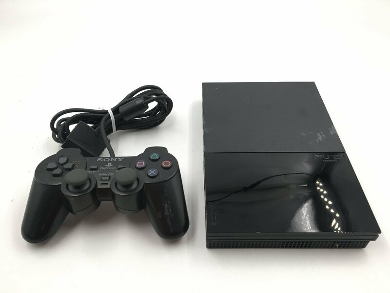 ♪▲【SONY ソニー】PS2 PlayStation2 本体/コントローラー 2点セット SCPH-90000 SCPH-10010 まとめ売り 0501 2