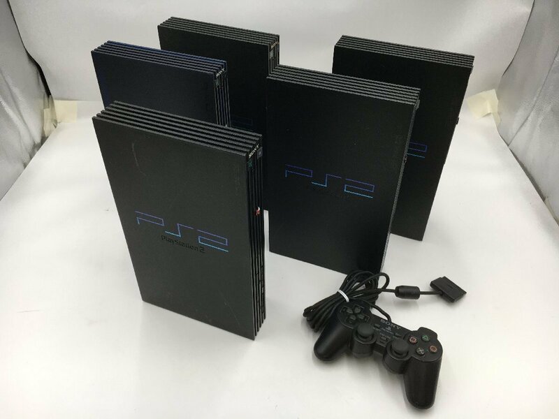♪▲【SONY ソニー】PS2 PlayStation2 本体/コントローラー 6点セット SCPH-50000MB/NH 他 まとめ売り 0501 2