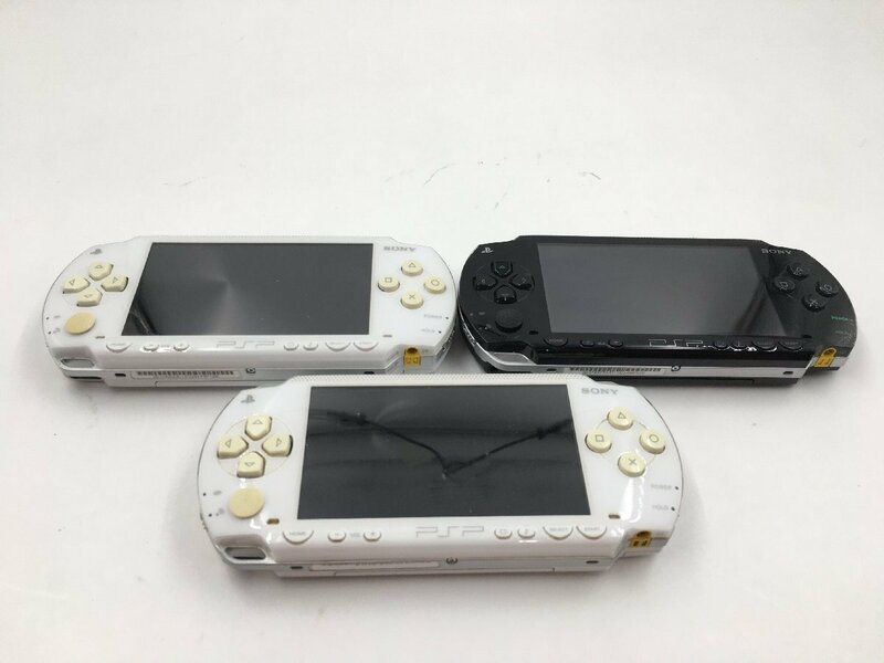 ♪▲【SONY ソニー】PSP PlayStation Portable 3点セット PSP-1000 まとめ売り 0501 7