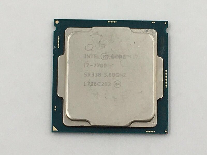 ♪▲【Intel インテル】Core i7-7700 CPU 部品取り SR338 0502 13