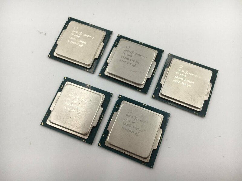 ♪▲【Intel インテル】Core i3-6100 CPU 部品取り 5点セット SR2HG まとめ売り 0503 13