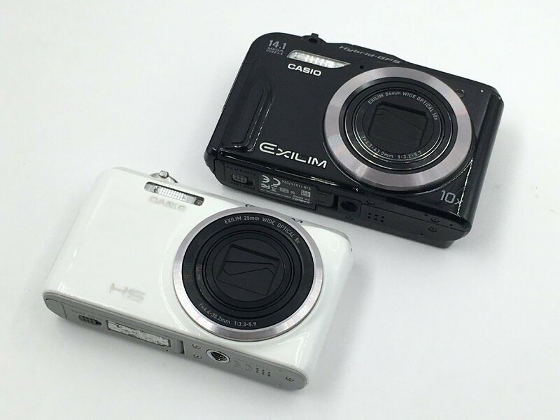 ♪▲【CASIO カシオ】コンパクトデジタルカメラ 2点セット EX-ZR20 EX-H20G まとめ売り 0515 8