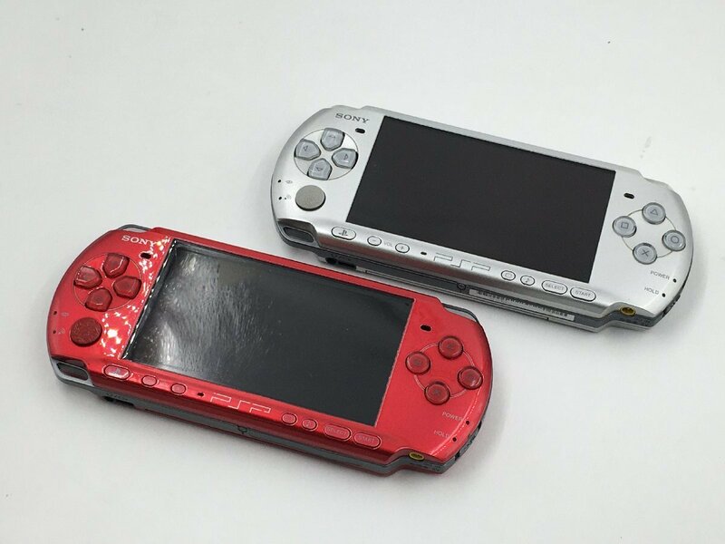 ♪▲【SONY ソニー】PSP PlayStation Portable 2点セット PSP-3000 まとめ売り 0515 7