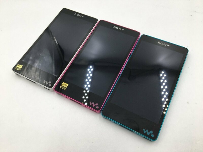 ♪▲【SONY ソニー】WALKMAN 16 32GB 3点セット NW-F886 NW-F885 まとめ売り 0515 9