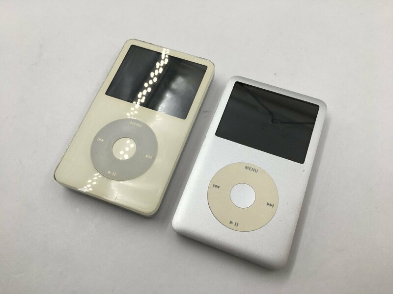 ♪▲【Apple アップル】iPod Classic MB562J MA448J 80 120GB 2点セット まとめ売り 0516 9