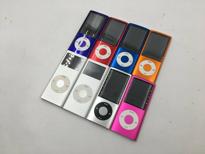 ♪▲【Apple アップル】iPod nano 第5世代 第4世代 第2世代 MC072J MC049J MB735J 他 2 4 8 16GB 8点セット まとめ売り 0516 9